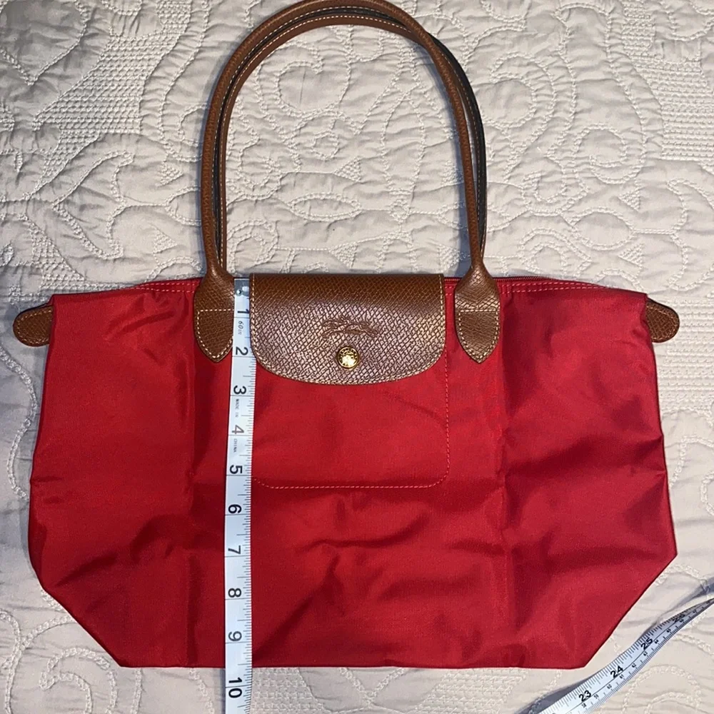 Longchamp Medium Le Pliage - Red - Picture 6 of 10